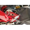 Boot Guard for driver's footrests Ducati Panigale V4 - carbon CNC Racing ZA866Y