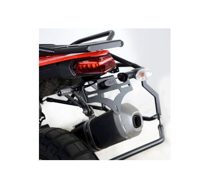 Portatarga Yamaha XTZ700 Tenere '19- con attacco portapacchi R&G LP0293BK
