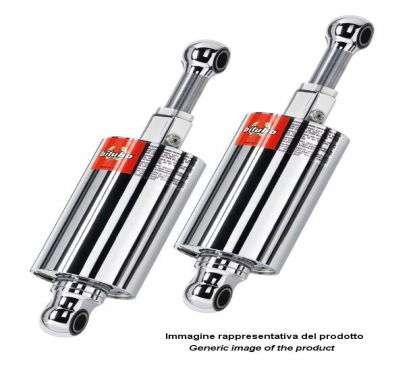 Coppia regolabile: Spring Preload, Compression, Wheelbase, molla nera HD013HMG12 BITUBO