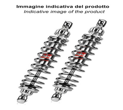 Bitubo Rear Shock Absorbers Pair T0030WMED2V2 - Adjustable Hydraulic Preload, Rebound, 341mm...