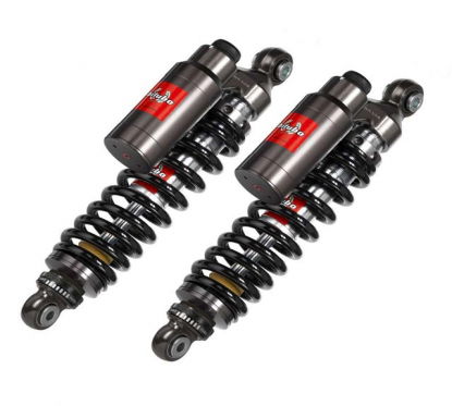 Coppia Rear Mono Shock - Vaschetta unita - 4 Adjustments, Molla Nera T0031WMT12V2 BITUBO