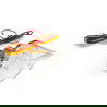 REAR TAIL LAMP TRANSPARENT A LED UNIVERSAL "DAYTONA"